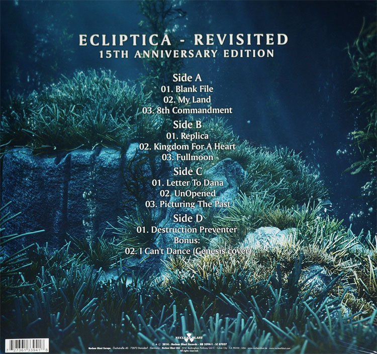 Ecliptica Revisited: 15th Anniversary Edition - Sonata