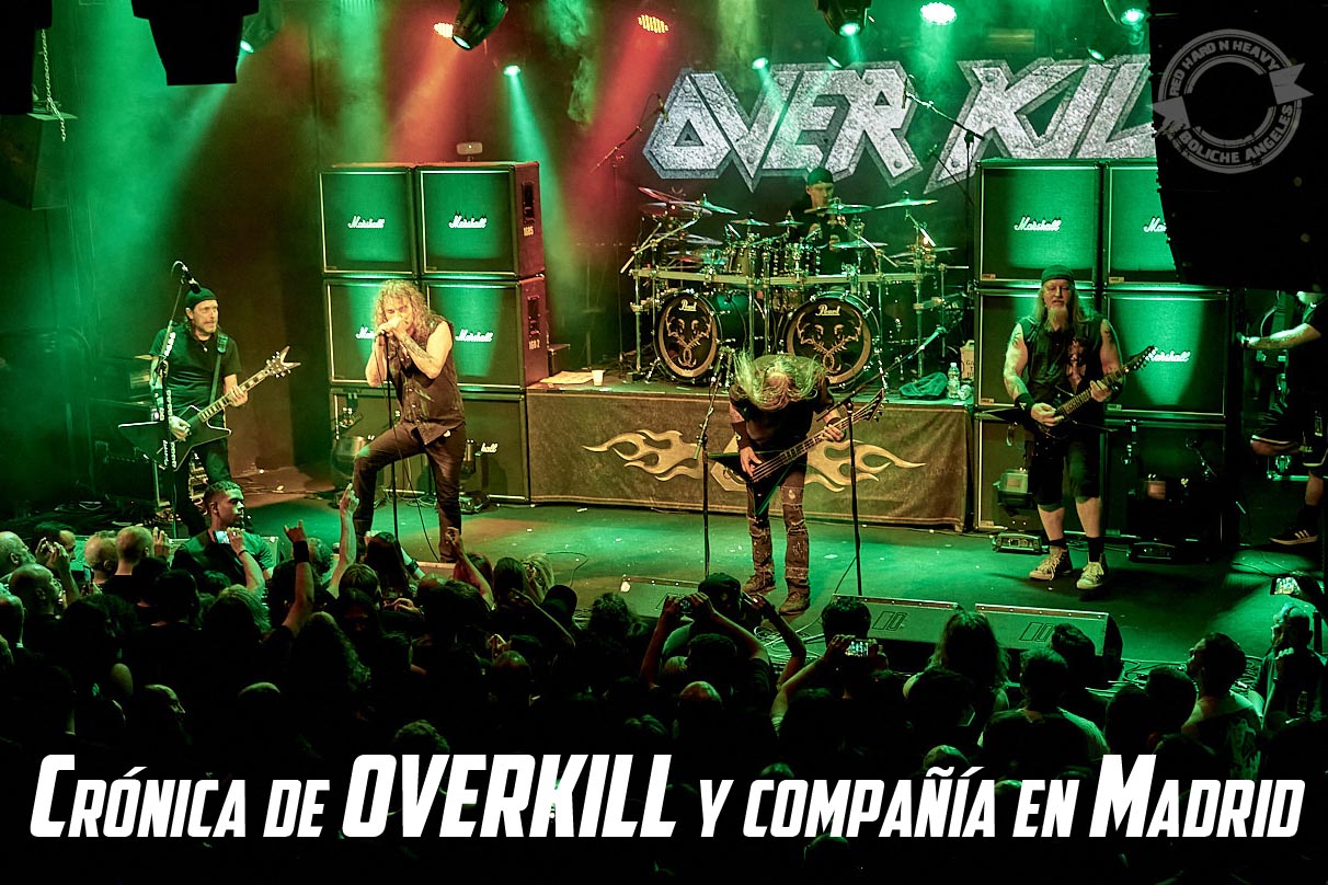 Crónica de OVERKILL y compañía en Madrid